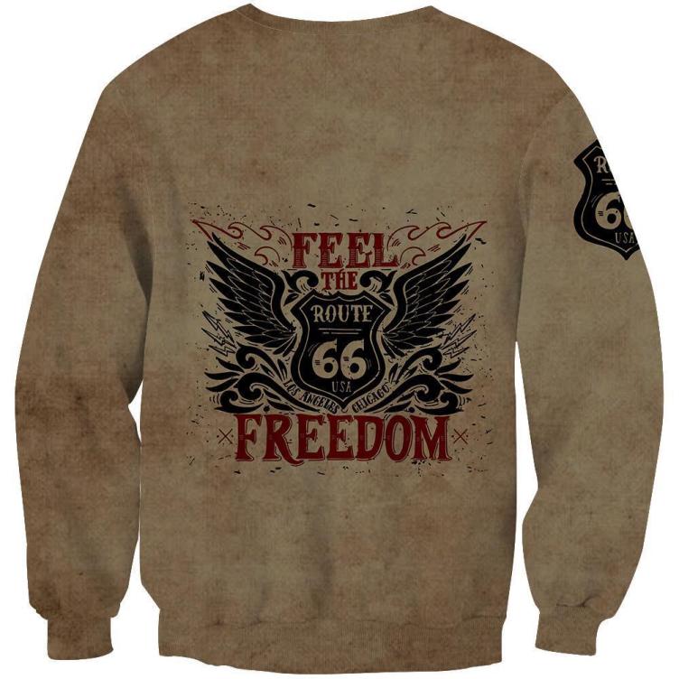 Printed fashion casual trend sweatshirt