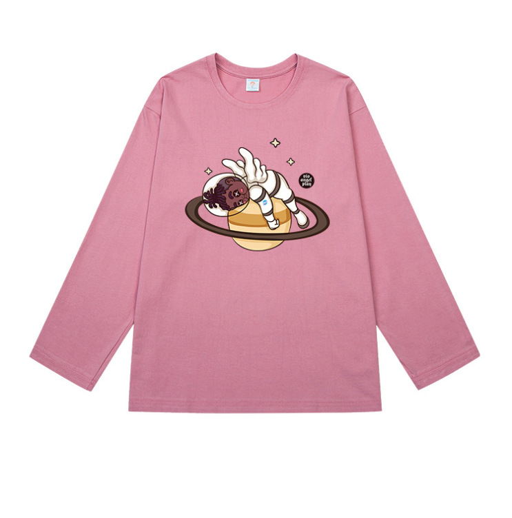 Printed long sleeve trendy fashion T-shirt