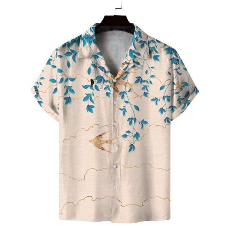 Printed casual floral fashion shirt