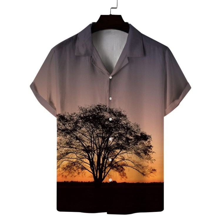 Printed casual floral fashion shirt