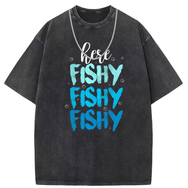 Printed short-sleeved trend T-shirt