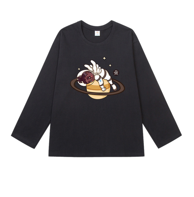 Printed long sleeve trendy fashion T-shirt