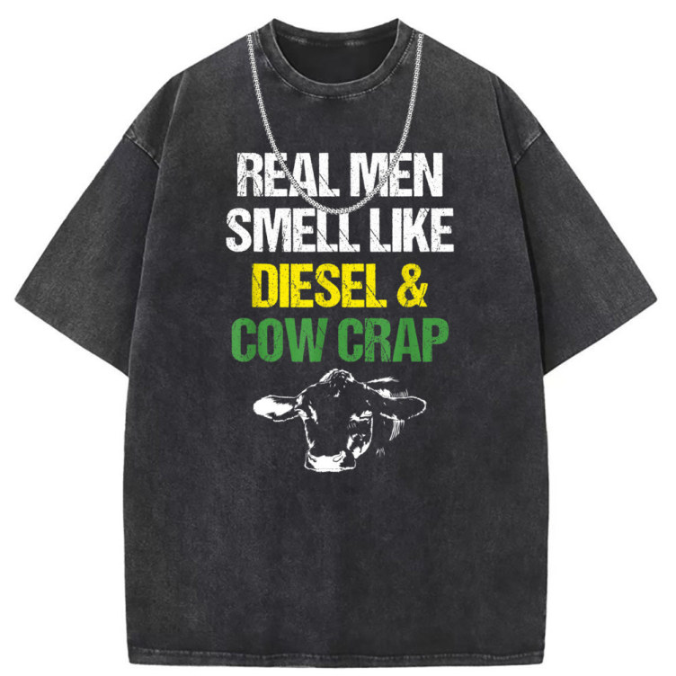 Printed short-sleeved trend T-shirt