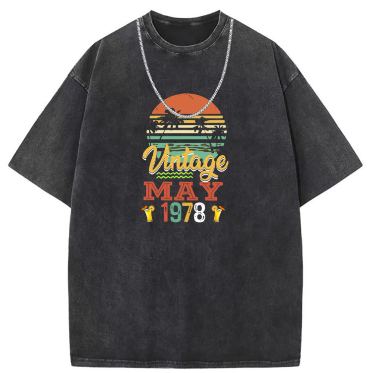 Printed short sleeve trendy fashion T-shirt
