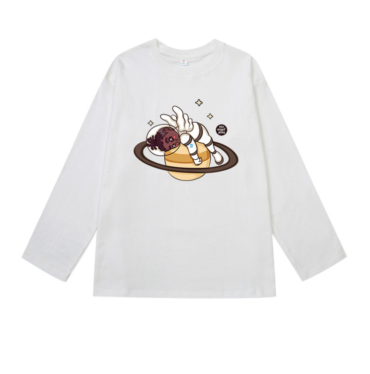 Printed long sleeve trendy fashion T-shirt
