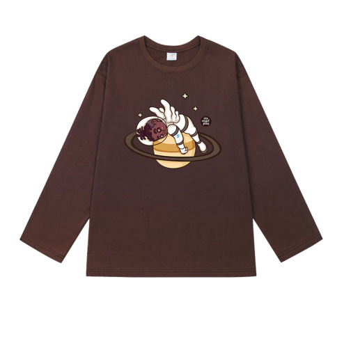 Printed long sleeve trendy fashion T-shirt