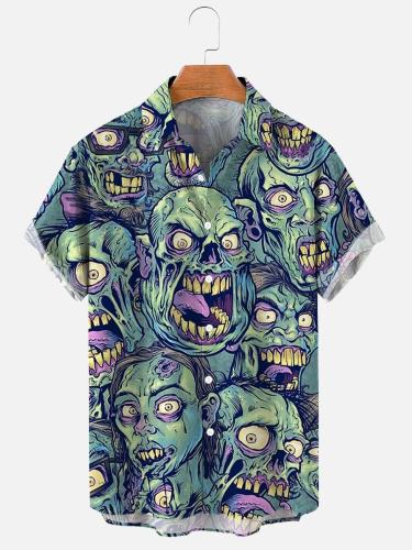 Digital printed casual fashion shirt