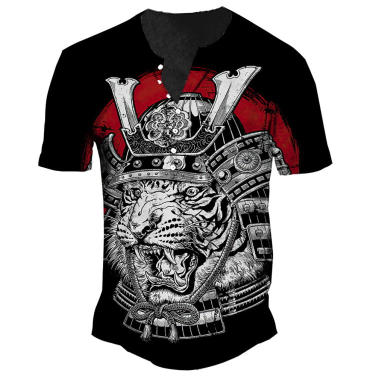 Printed trendy short sleeve fashion T-shirt