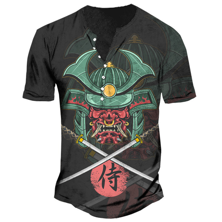 Printed trendy short sleeve fashion T-shirt