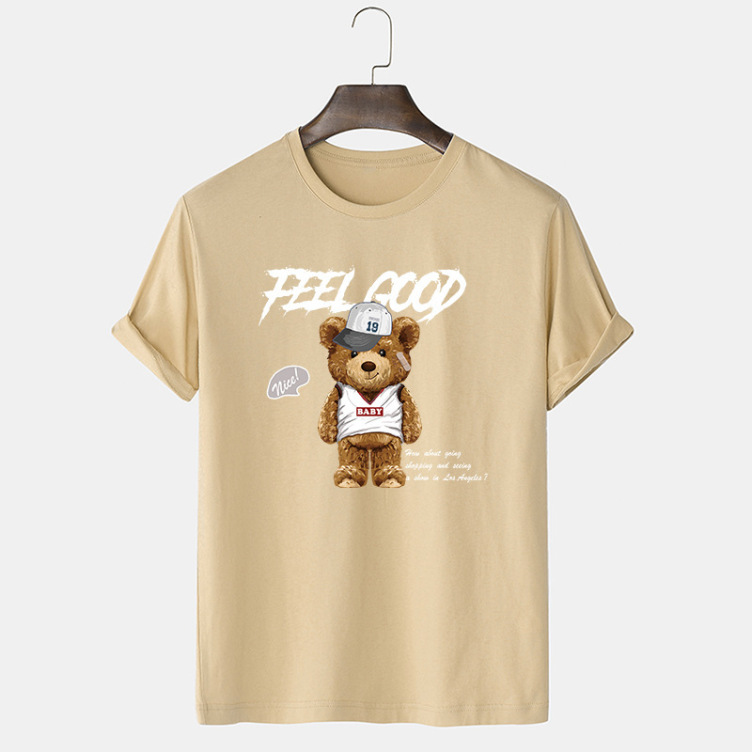Printed casual short-sleeved trend T-shirt