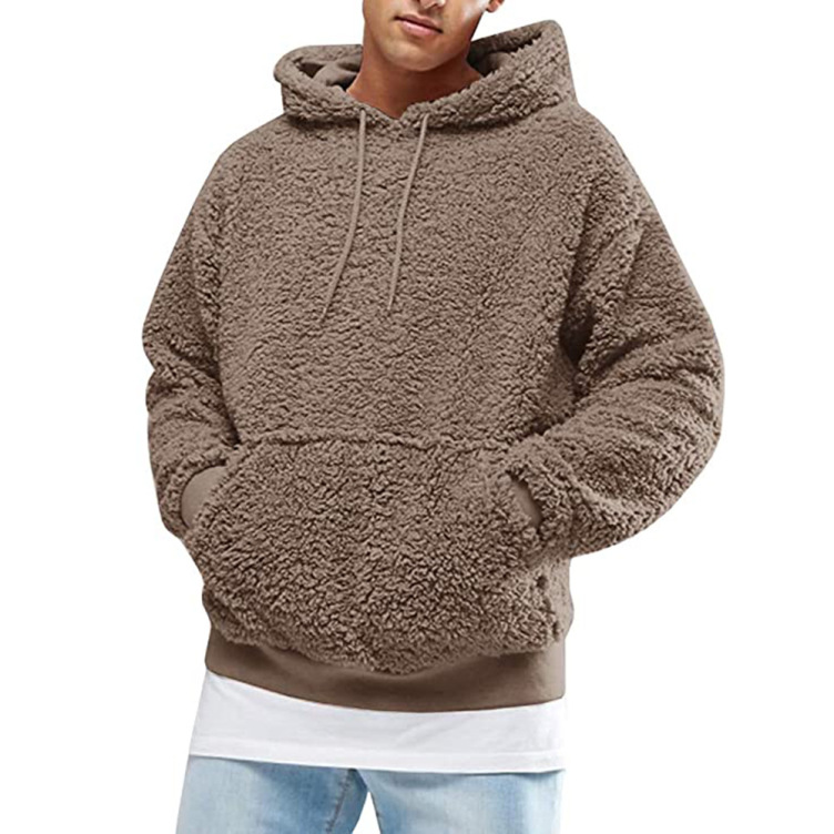 Plush plush trend hoodie