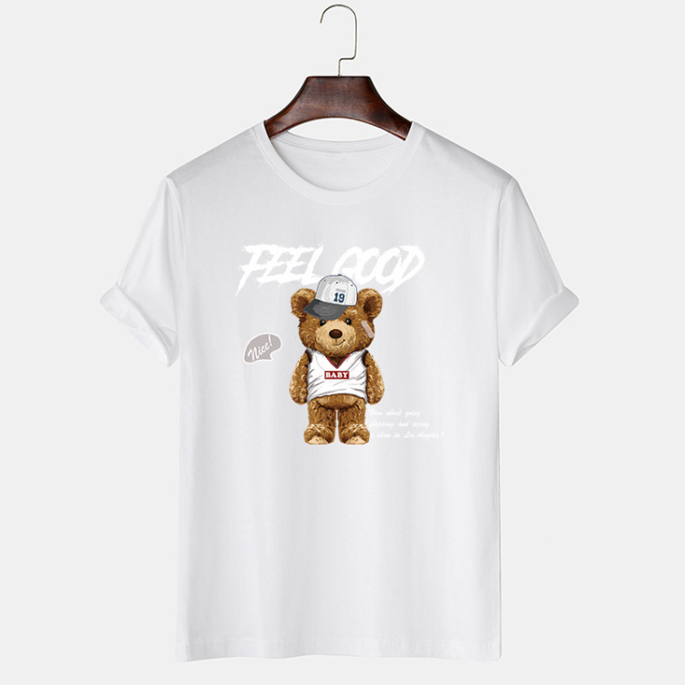 Printed casual short-sleeved trend T-shirt