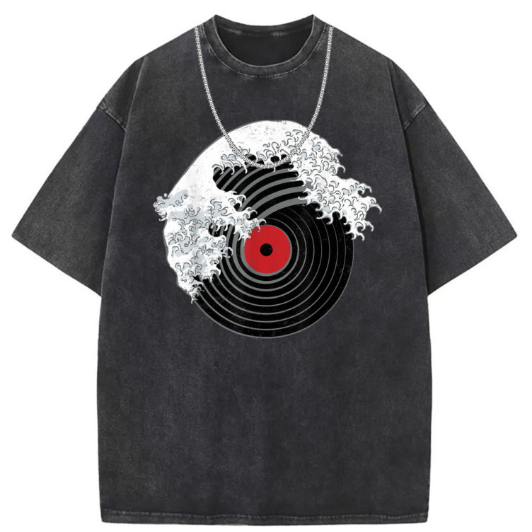 Printed trend short-sleeved trend T-shirt