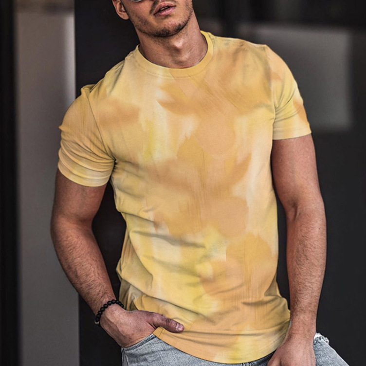 Printed casual sports short-sleeved trend T-shirt