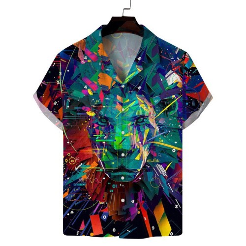 Printed casual trendy fashion shirt