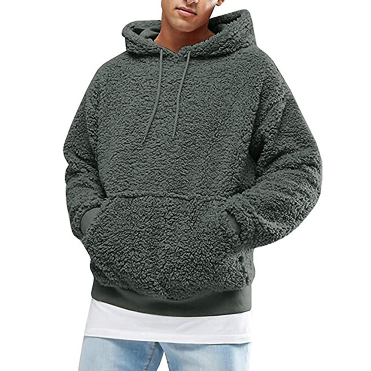 Plush plush trend hoodie