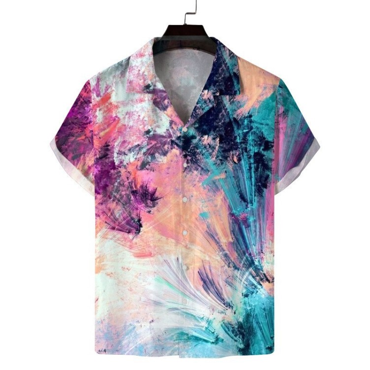 Printed casual trendy fashion shirt