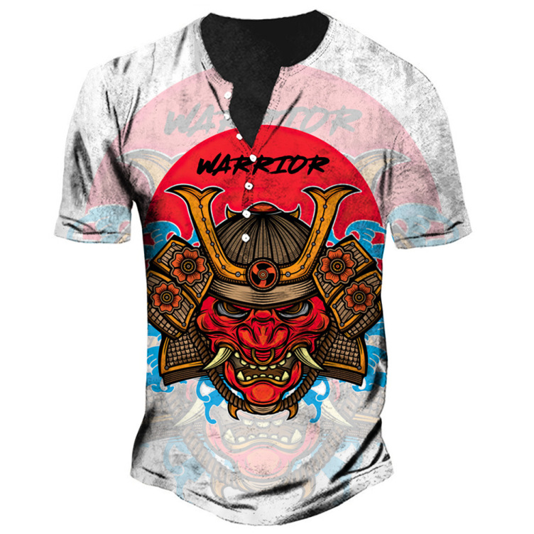 Printed trendy short sleeve fashion T-shirt