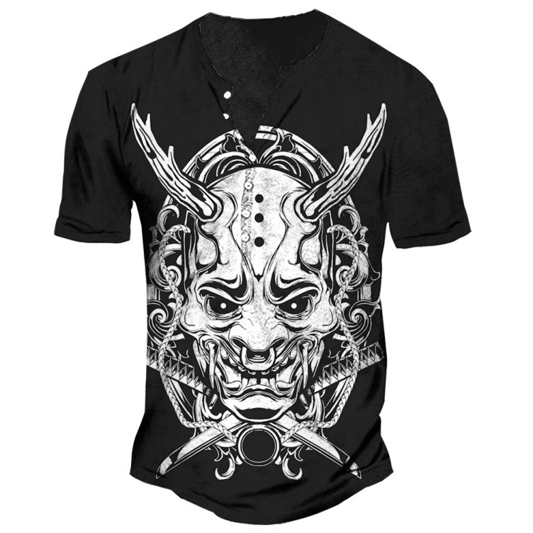 Printed trendy short sleeve fashion T-shirt