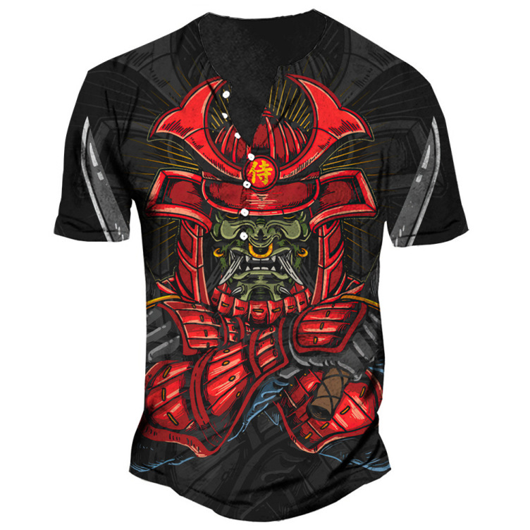 Printed trendy short sleeve fashion T-shirt