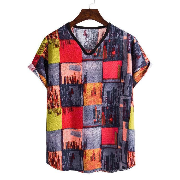 Printed trendy short sleeve fashion T-shirt