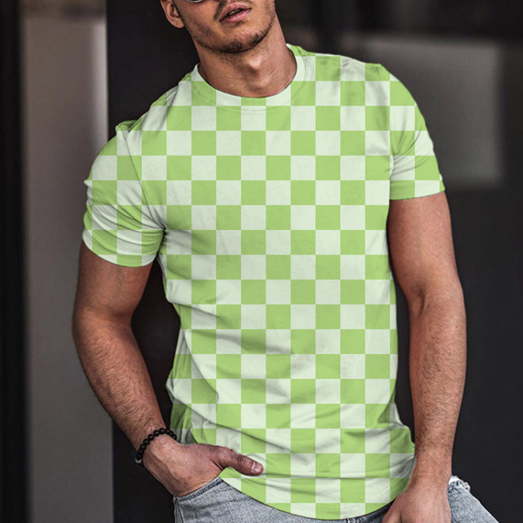 Printed casual sports short-sleeved trend T-shirt