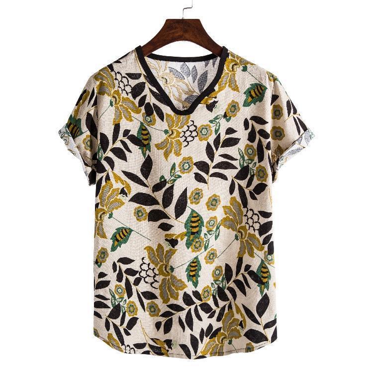Printed trendy short sleeve fashion T-shirt