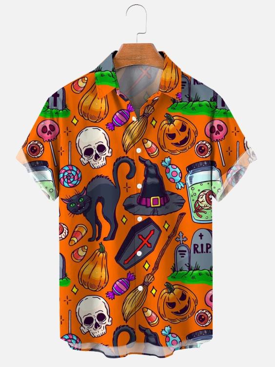 Digital printed casual fashion shirt