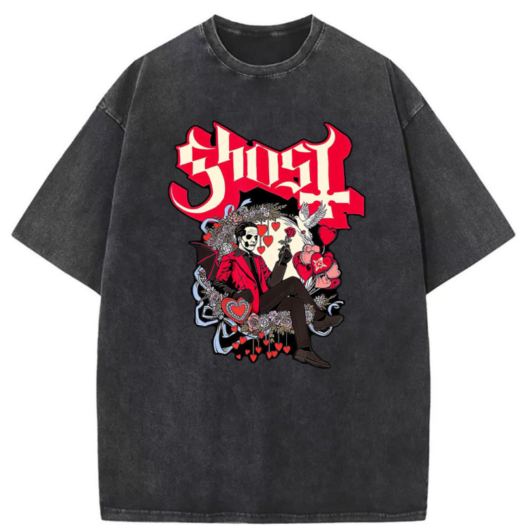 Loose print statement fashion T-shirt