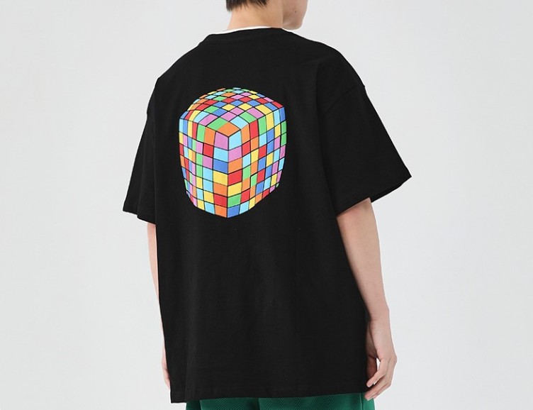 Printed casual short-sleeved trend T-shirt