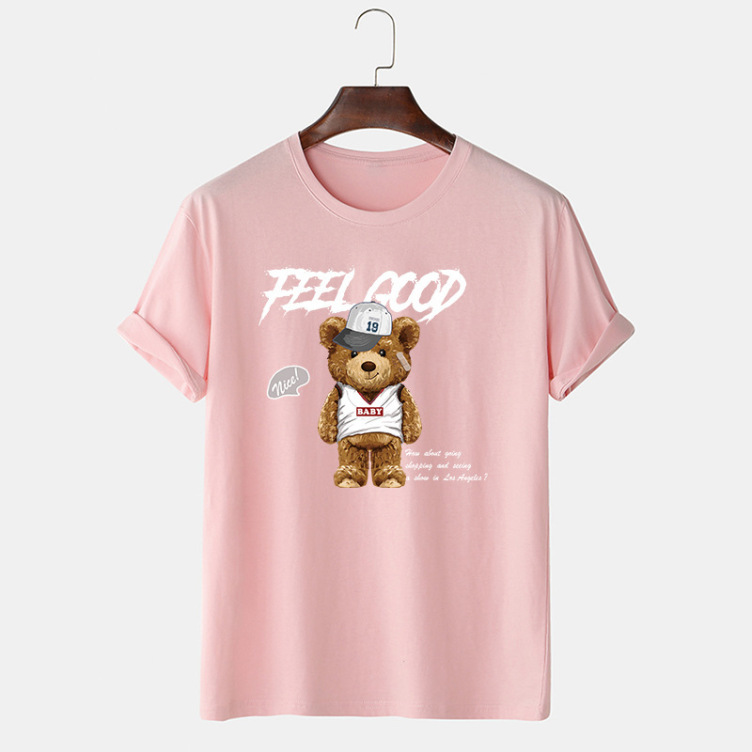 Printed casual short-sleeved trend T-shirt