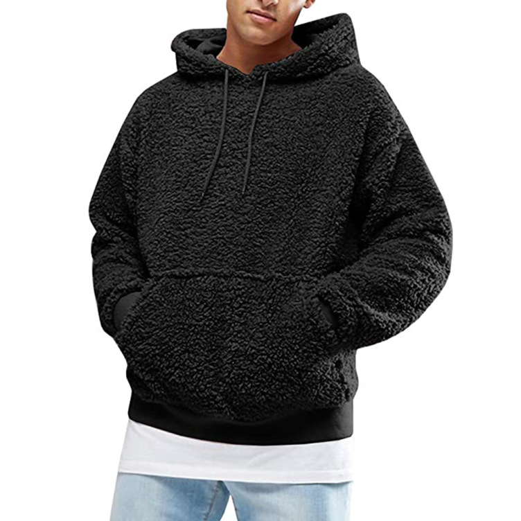 Plush plush trend hoodie