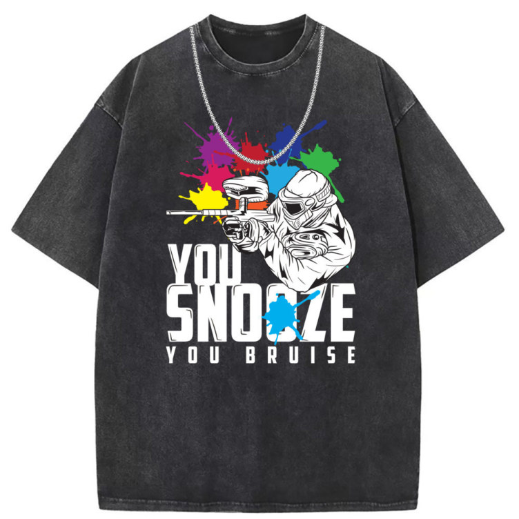 Printed trendy short sleeve fashion T-shirt