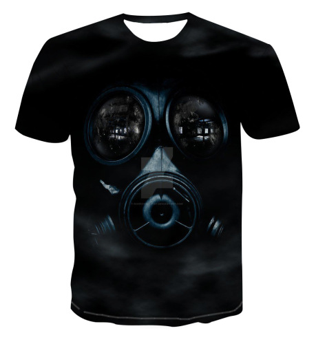 Printed casual short-sleeved trend T-shirt
