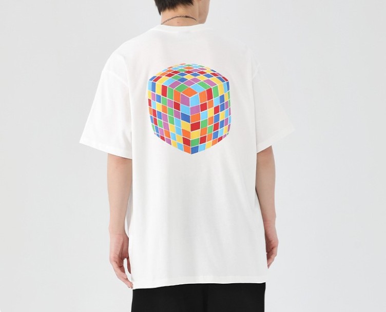 Printed casual short-sleeved trend T-shirt