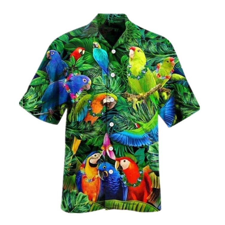 Printed casual trend short-sleeved shirt