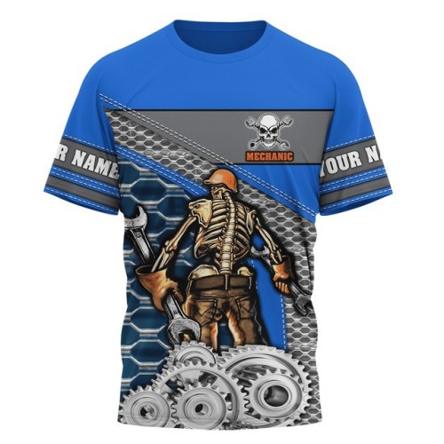 Digital print casual short-sleeved trend T-shirt