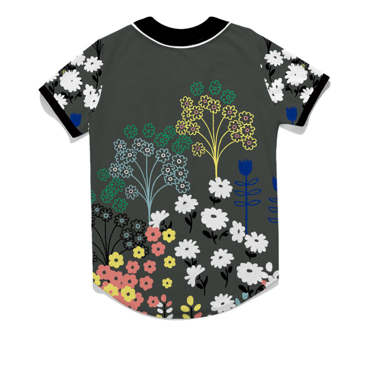 Digital print casual trend short sleeve T-shirt