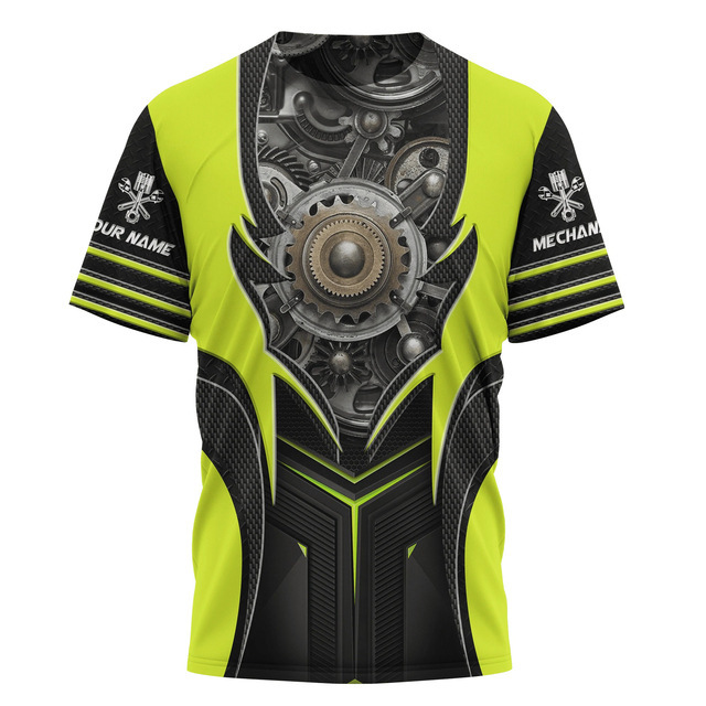 Digital print casual short-sleeved trend T-shirt