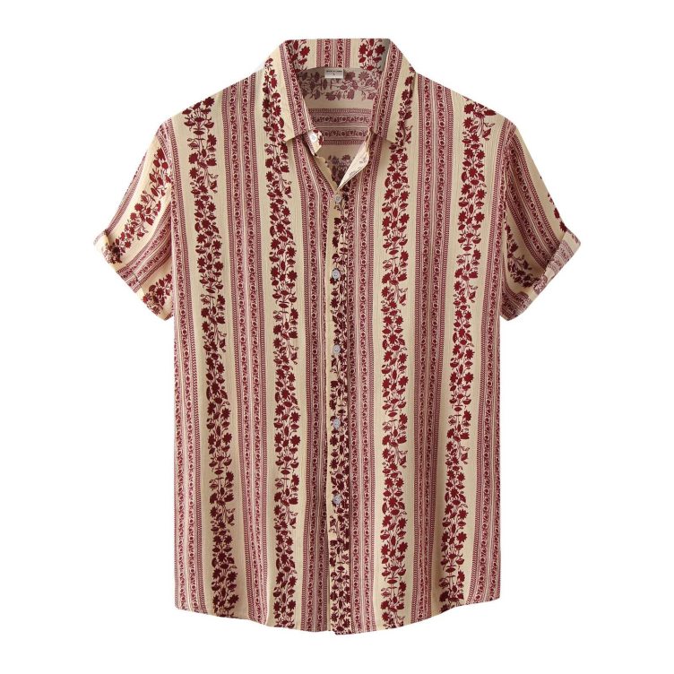 Printed casual trend short-sleeved T-shirt