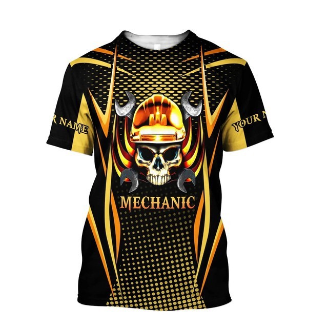 Digital print casual short-sleeved trend T-shirt