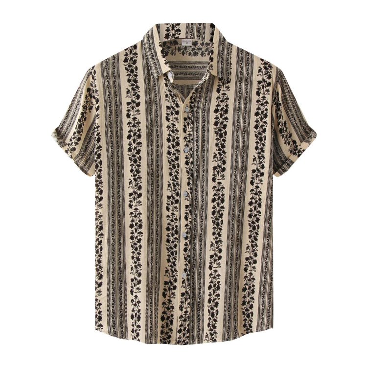 Printed casual trend short-sleeved T-shirt