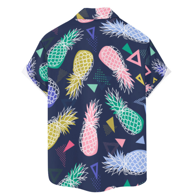 Printed casual trend short-sleeved shirt