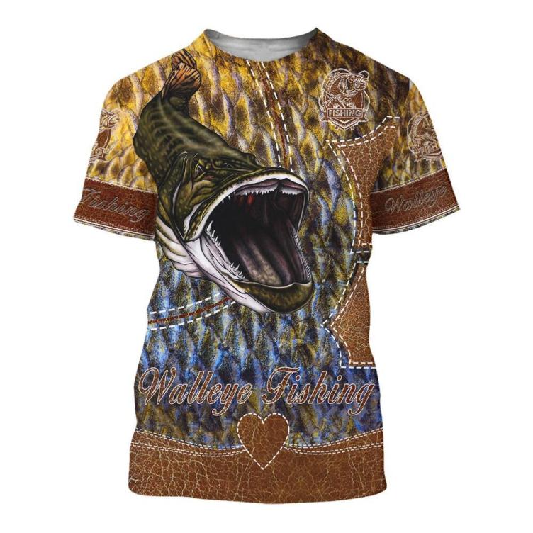 Printed casual short-sleeved trend T-shirt