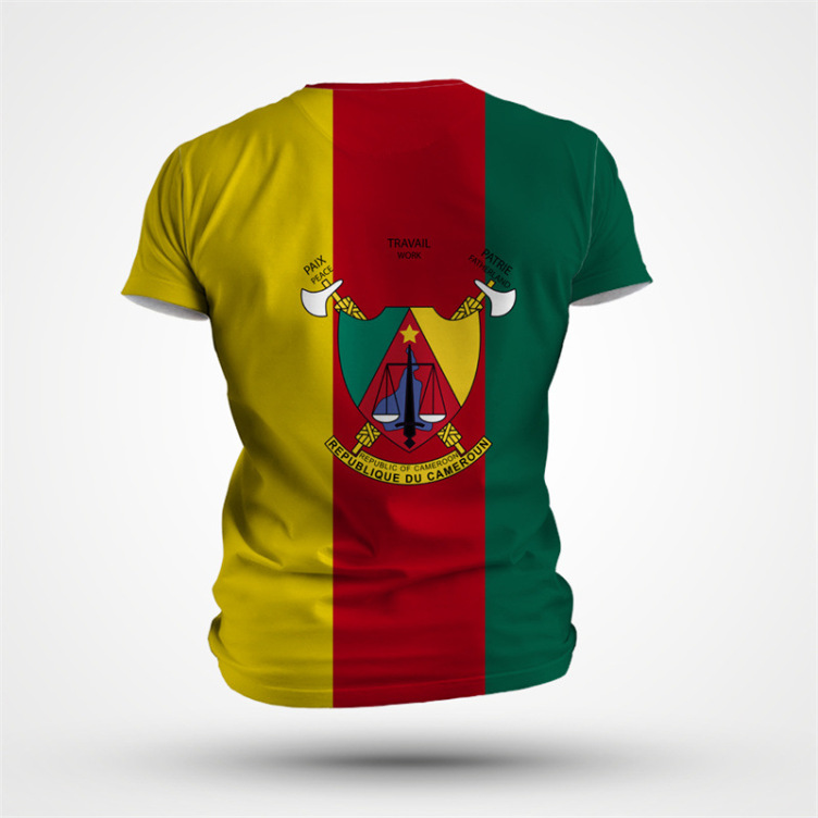 Digital print casual fashion trend T-shirt