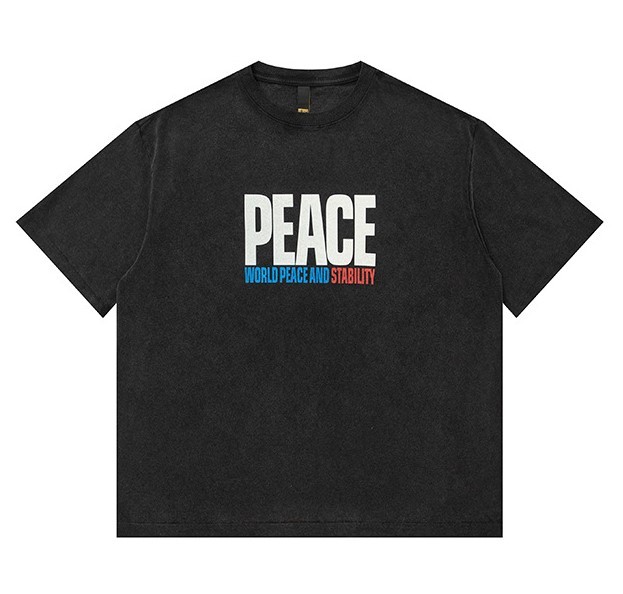 Monogram print casual fashion trend T-shirt