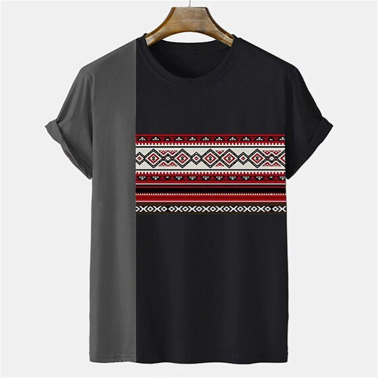 Casual crewneck fashion trend T-shirt