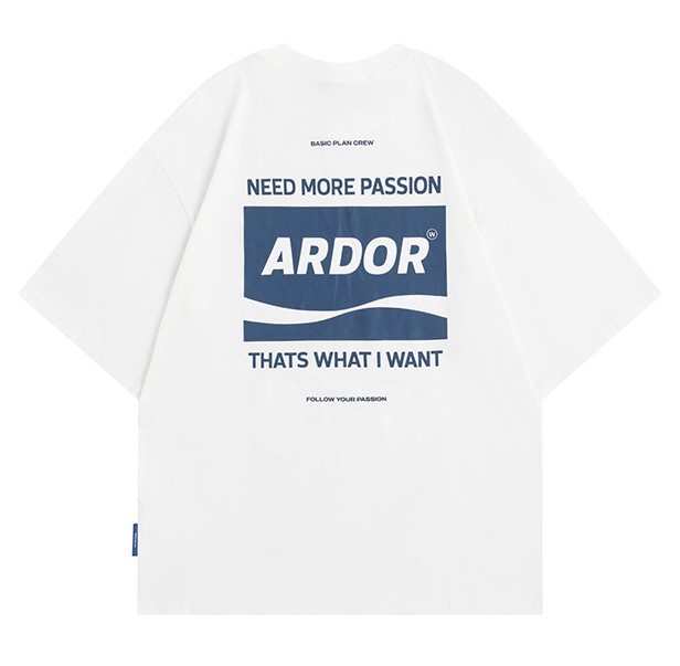 Monogram print casual fashion trend T-shirt
