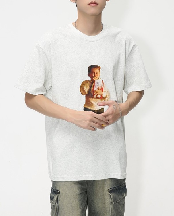 Printed casual fashion trend T-shirt