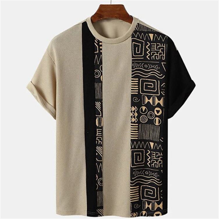 Casual crewneck fashion trend T-shirt